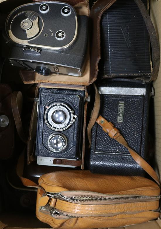 A group of cameras, Zeiss etc (9)